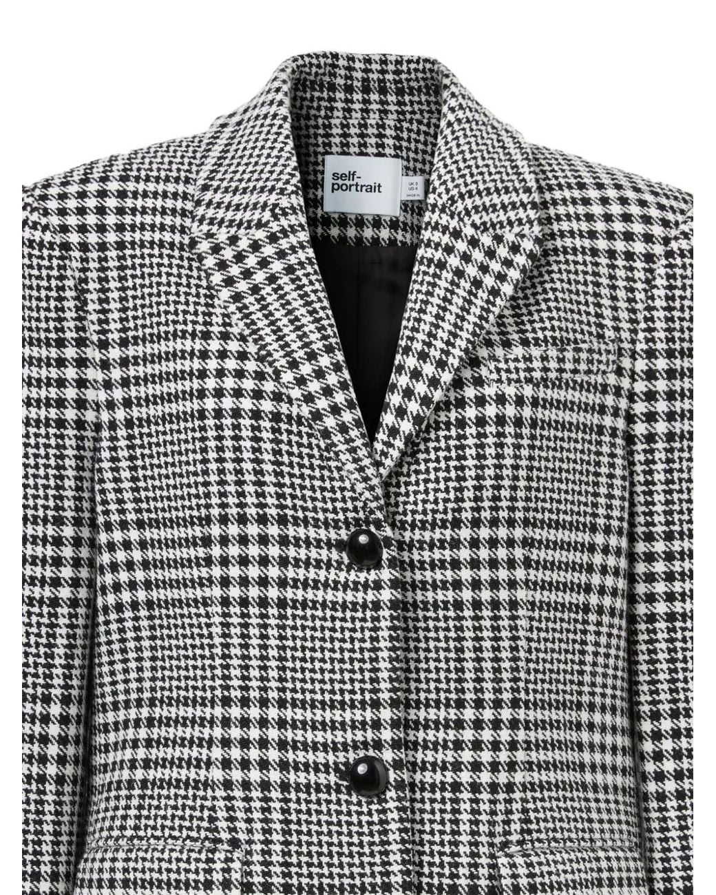 Self-Portrait Gray Blazers