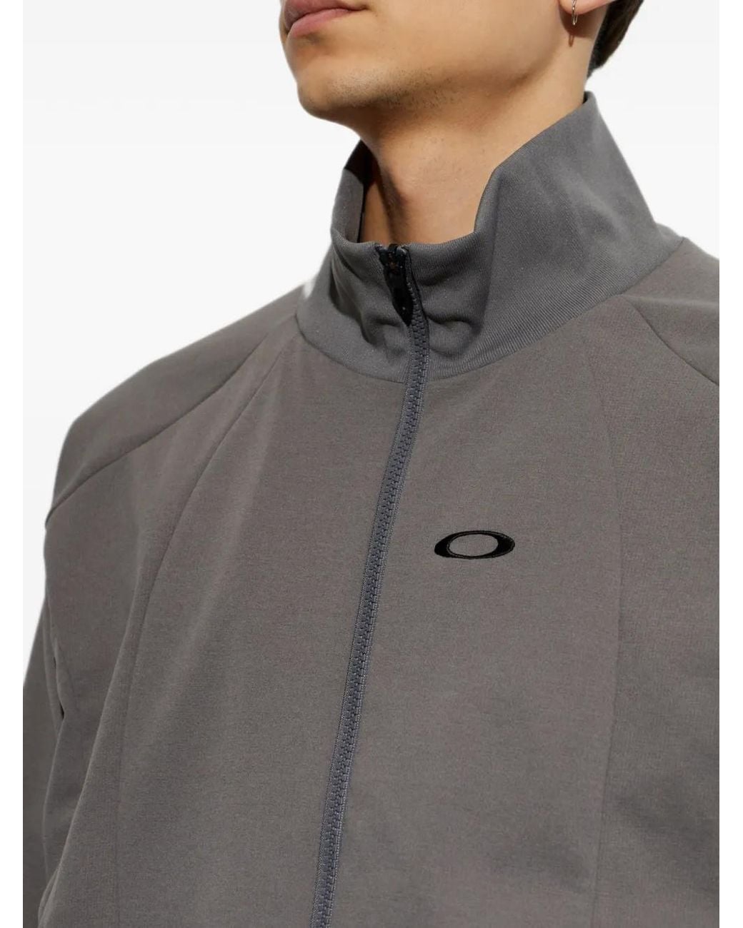 Oakley Gray 0-Sync Pack 3.0 Zip-Up Sweater for men