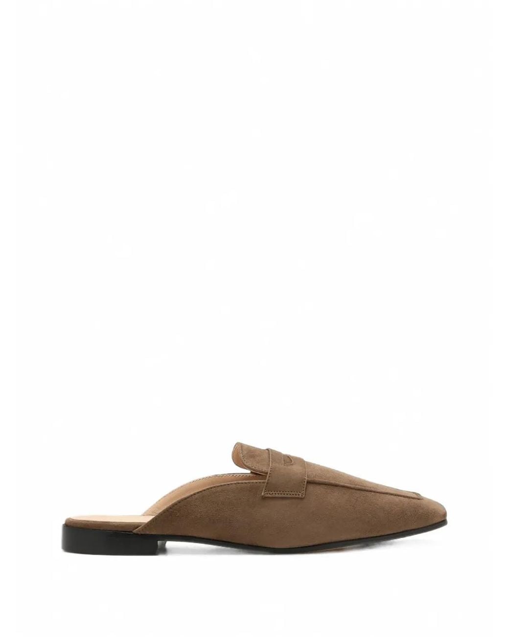 SOPHIQUE Brown Riviera Suede Mules
