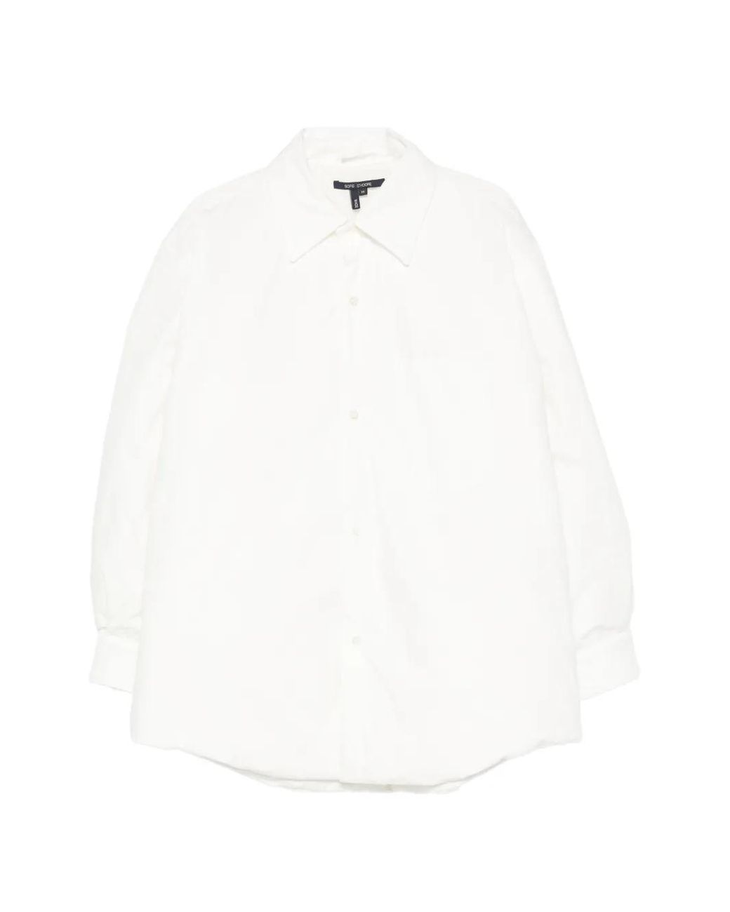 Sofie D'Hoore White Padded Button-Down Coat