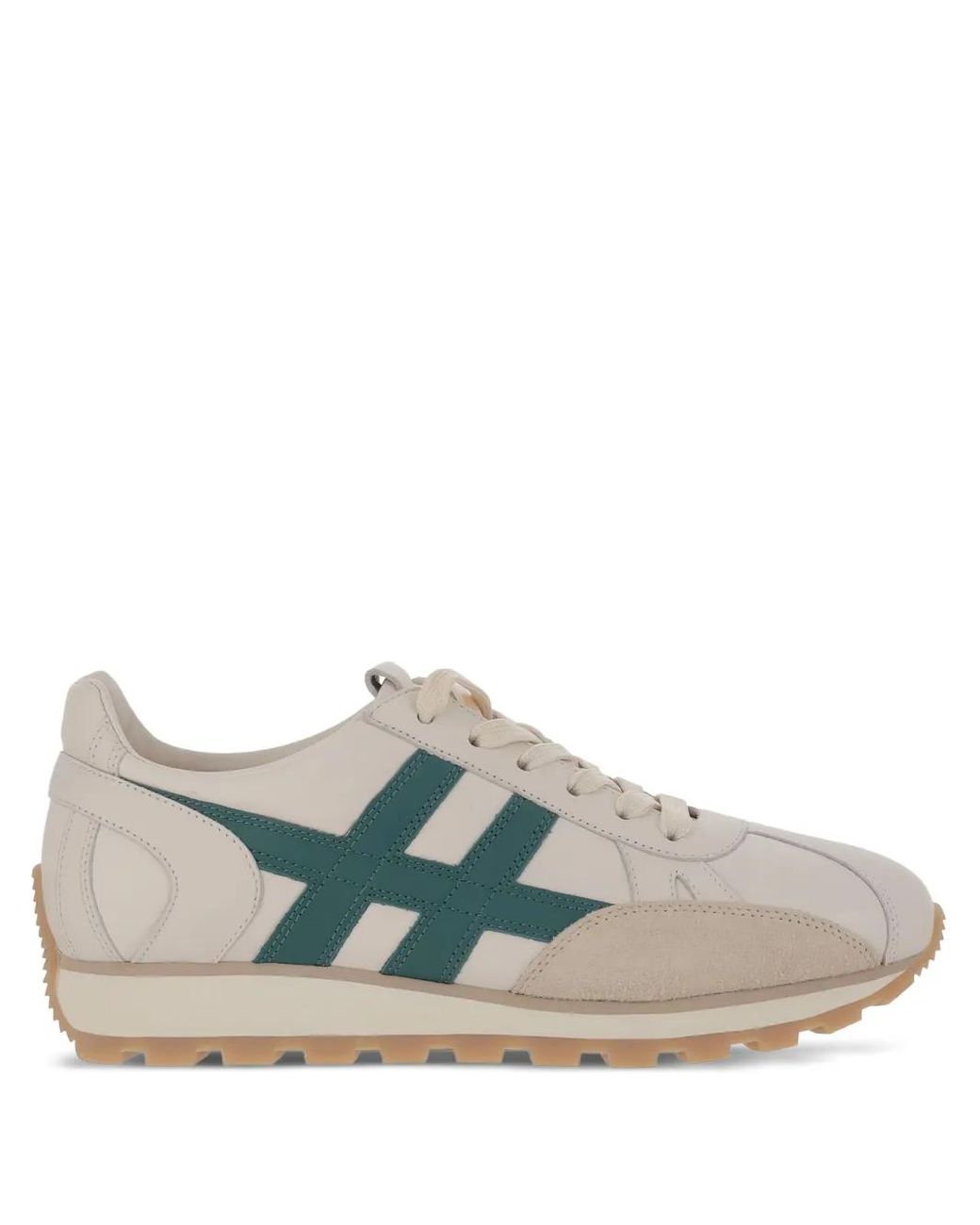 Hogan Natural Leather Lace-Up Trainers for men