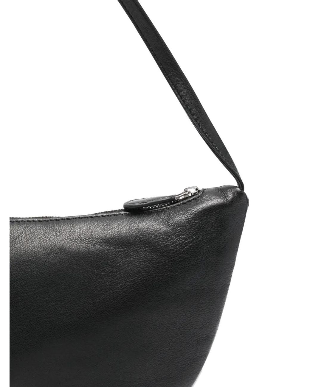 The Row Black Small Izzy Shoulder Bag