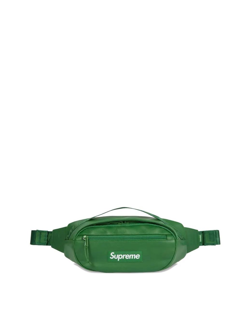 Supreme Leather Belt Bag in Green for Men | Lyst