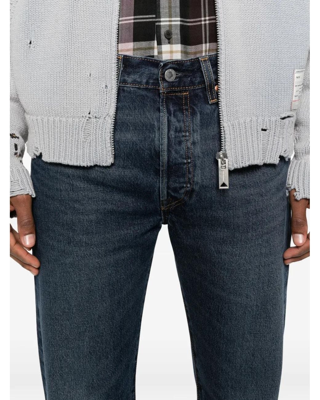 Vaqueros 501 con botones Levi's de hombre de color Blue