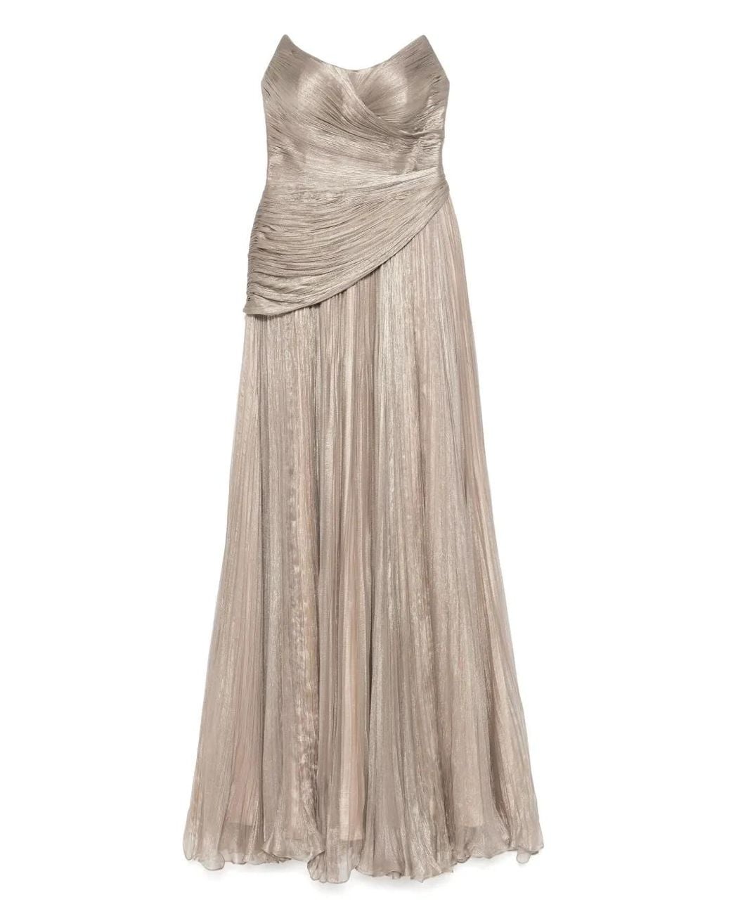 IRIS SERBAN Natural Alanna Maxi Dress