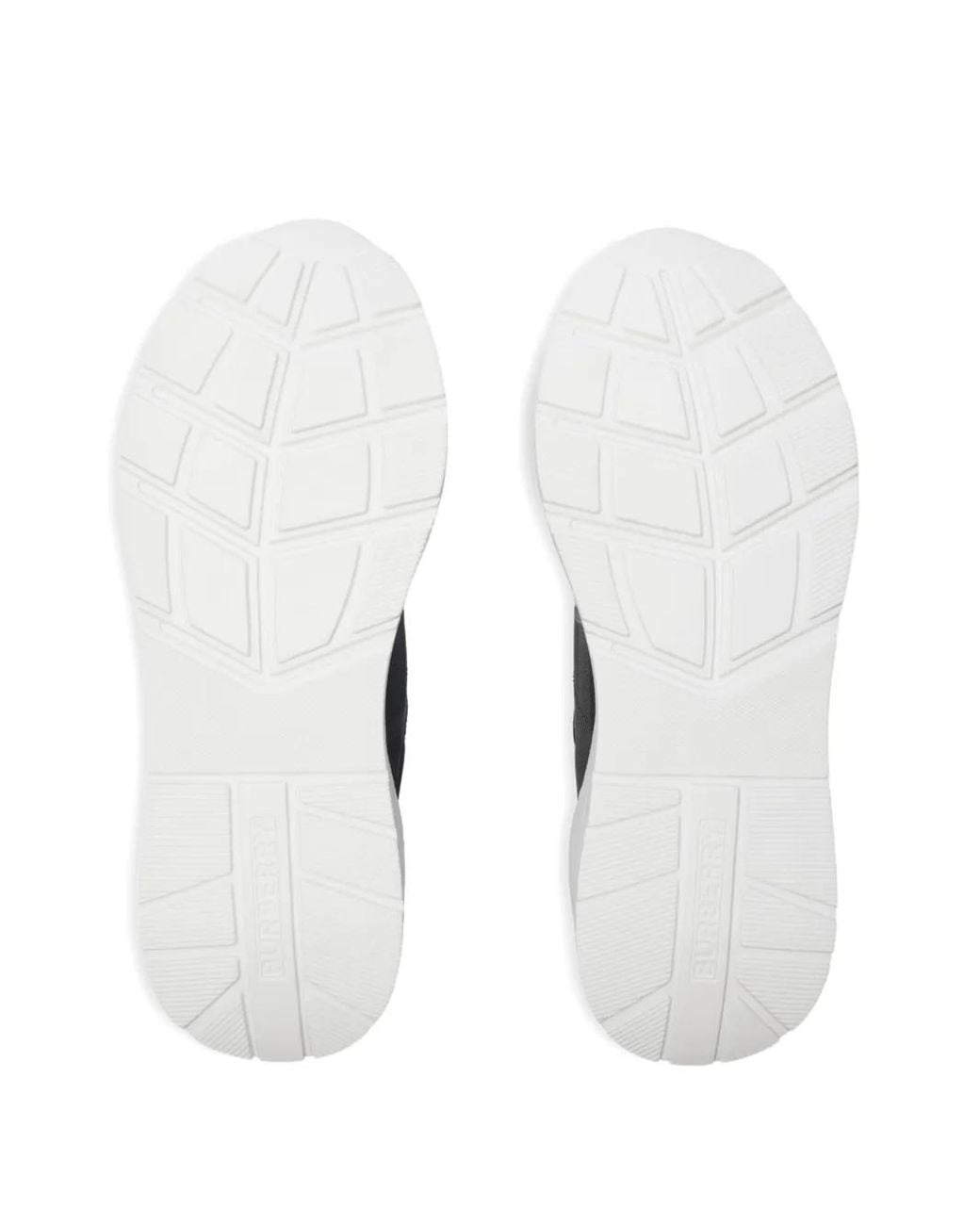 Burberry Black Check Sneakers for men