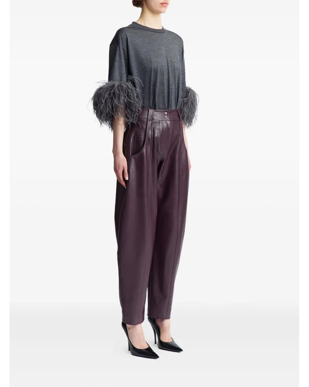 16Arlington Gray Teodora Top