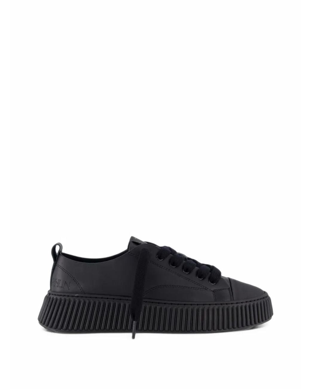 Rhun Black Treble Platform Sneakers