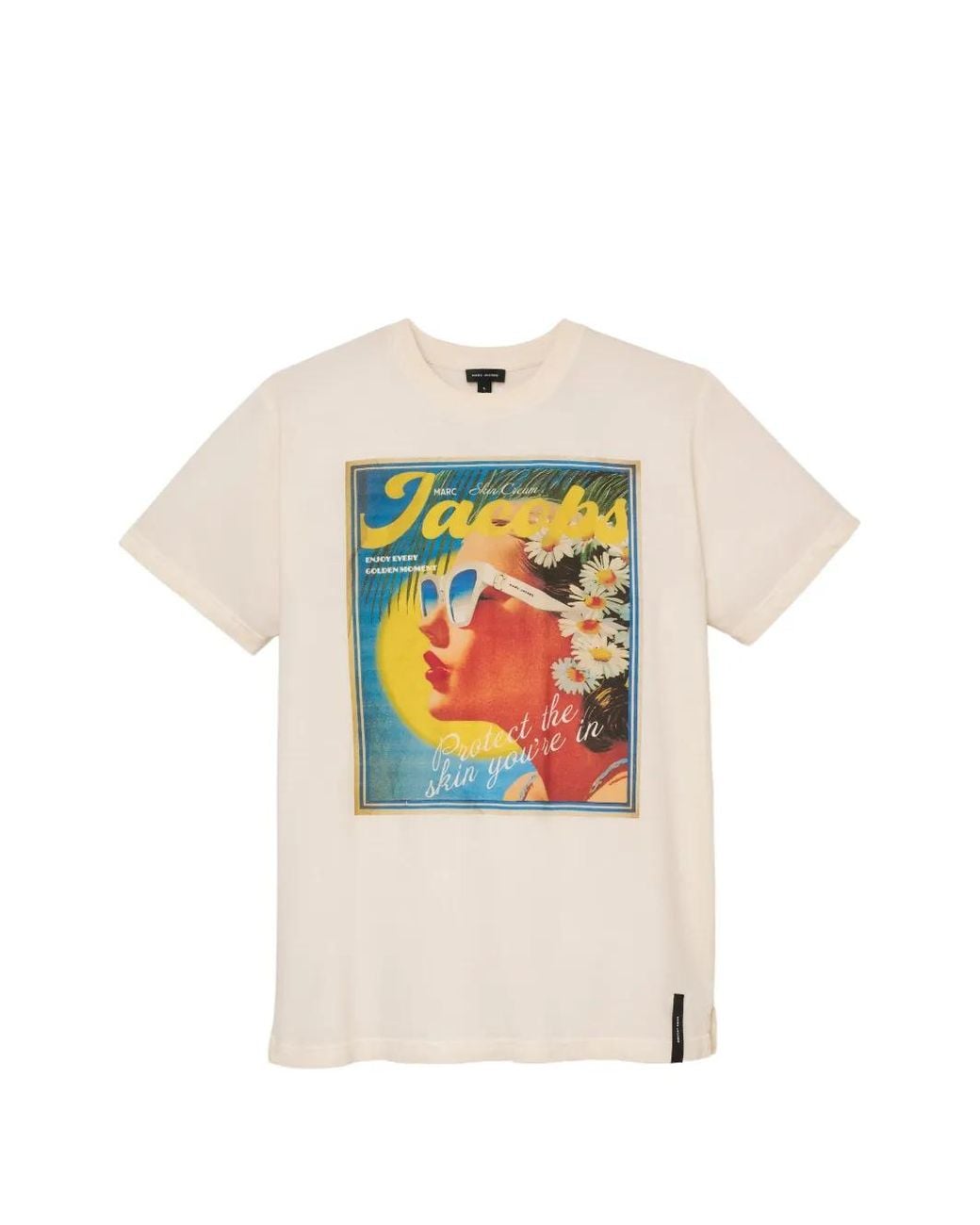 Marc Jacobs White Sun Poster Big T-Shirt