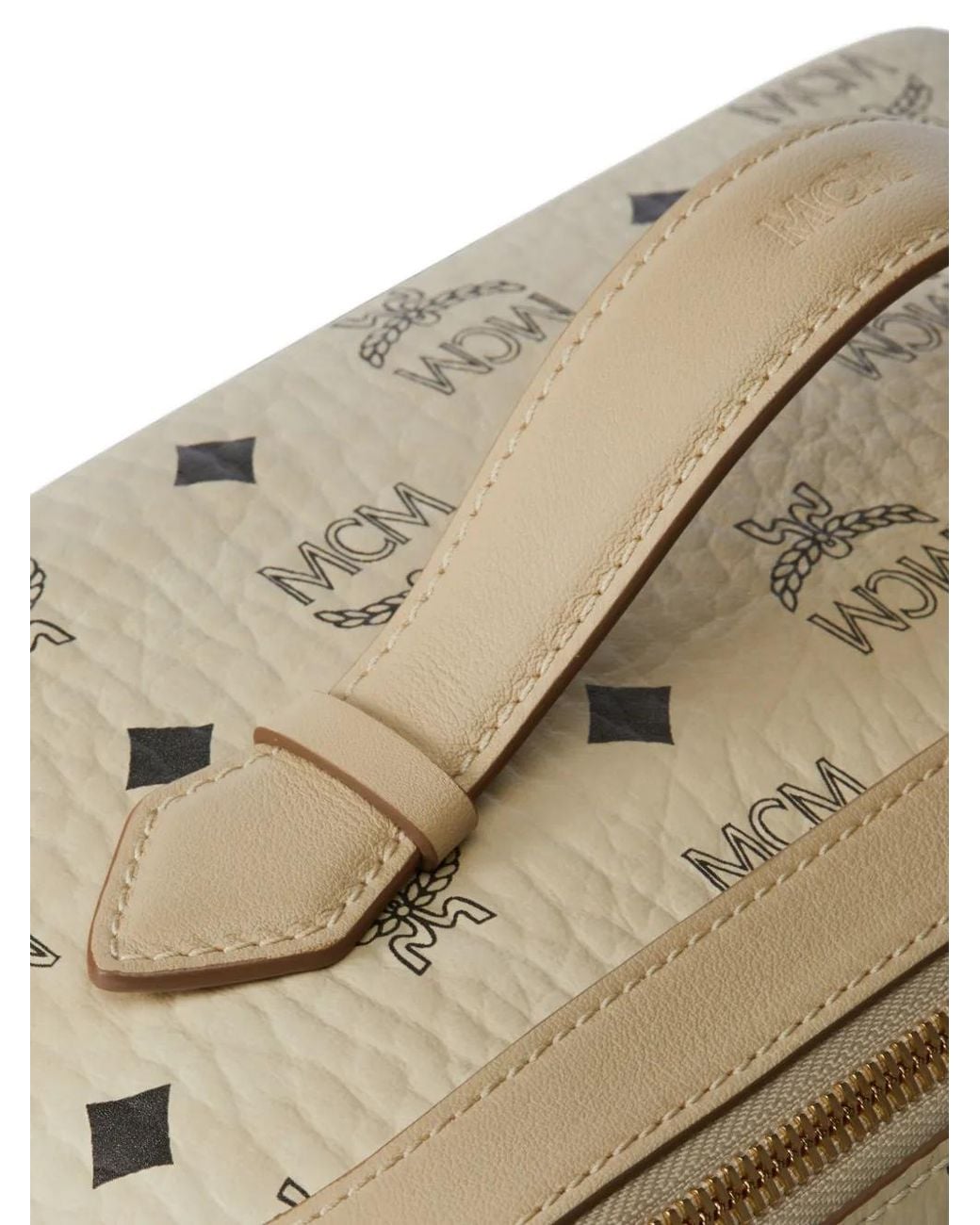 MCM Metallic Visetos Ottomar Toiletry Bag