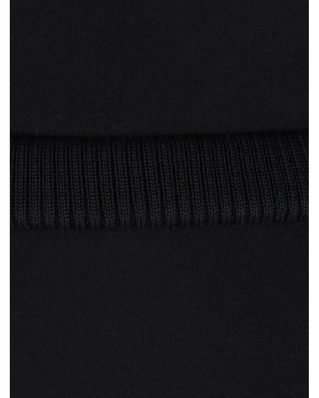 Simone Rocha Black Bead-Embellished Zip-Up Hoodie