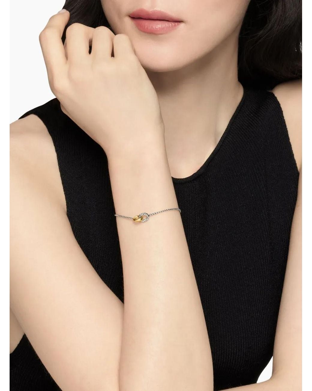 Bracciale Petite Cable di David Yurman in White