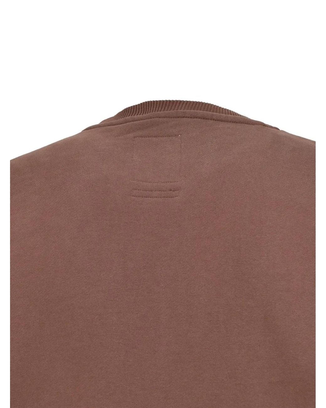 Martine Rose Brown Logo-Print Panelled Sweatshirt for men
