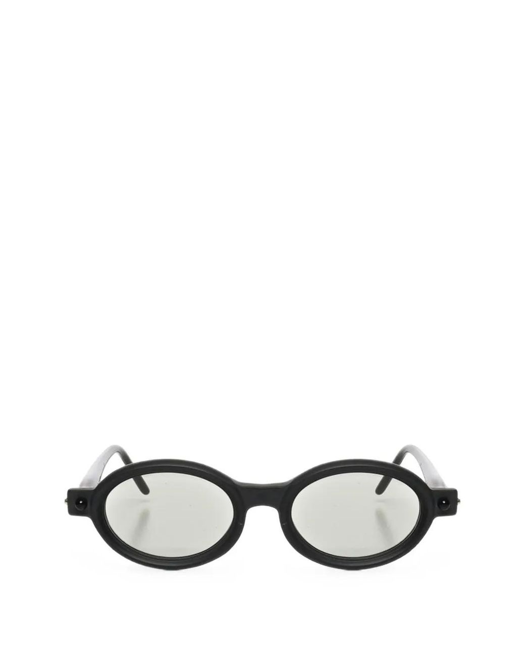 Kuboraum White P6 Round-Frame Sunglasses for men