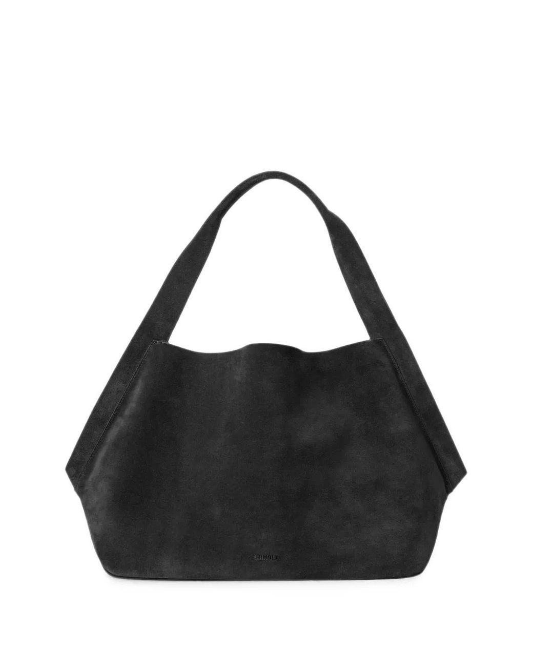 Shinola Black Sac Porté Épaule Derby En Daim