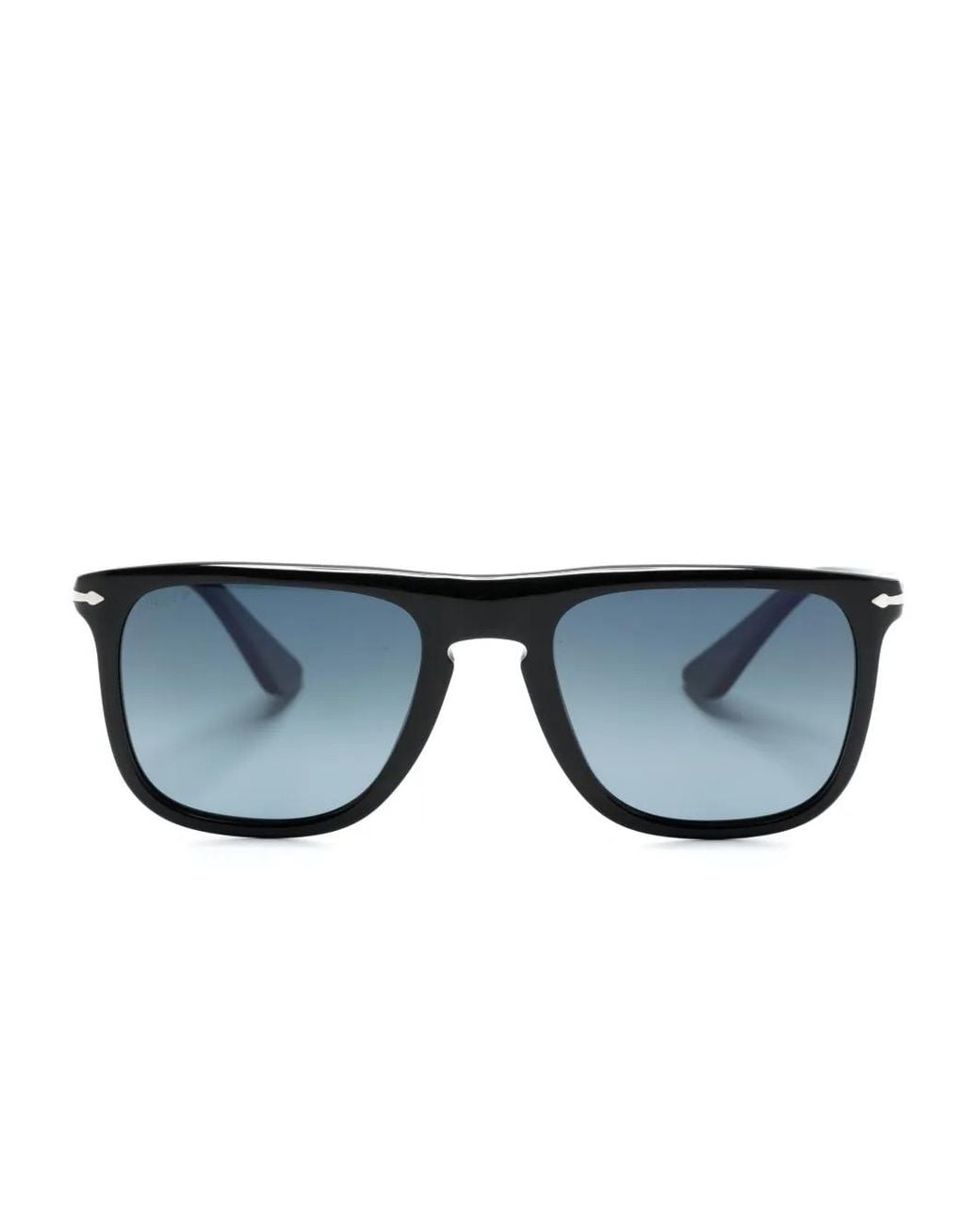 Persol Blue D-Frame Tinted Sunglasses