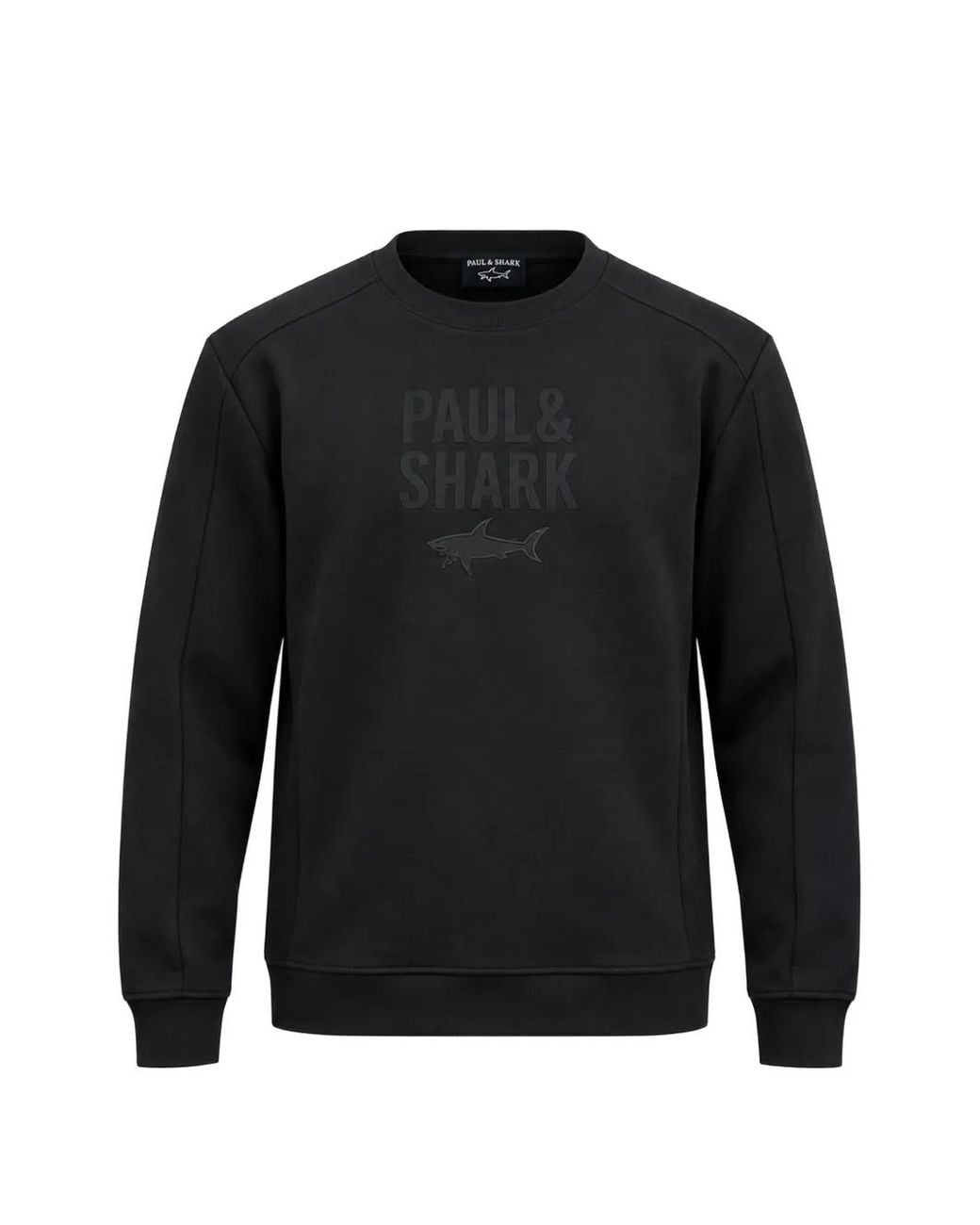 Paul & Shark Blue Logo-Print Cotton Sweatshirt for men