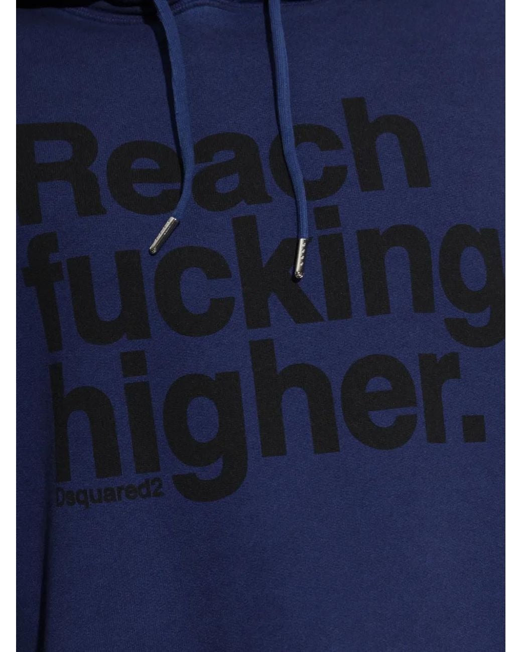 Sudadera Con Capucha Y Eslogan DSquared² de hombre de color Blue