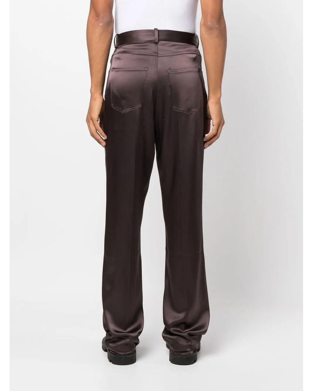Nanushka Straight Broek in het Blue voor heren
