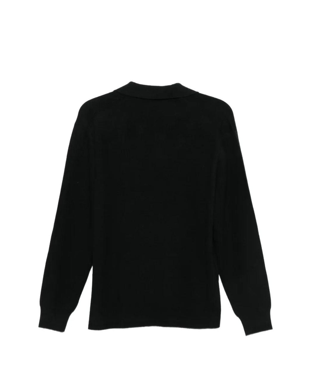 Junya Watanabe Black Button-Up Collared Sweater for men