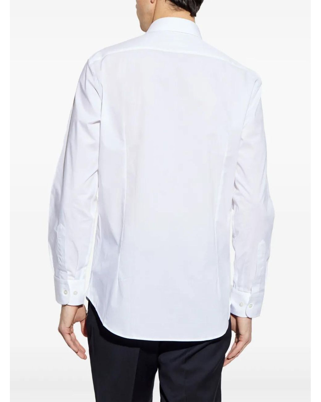 Etro White Cotton Shirt for men
