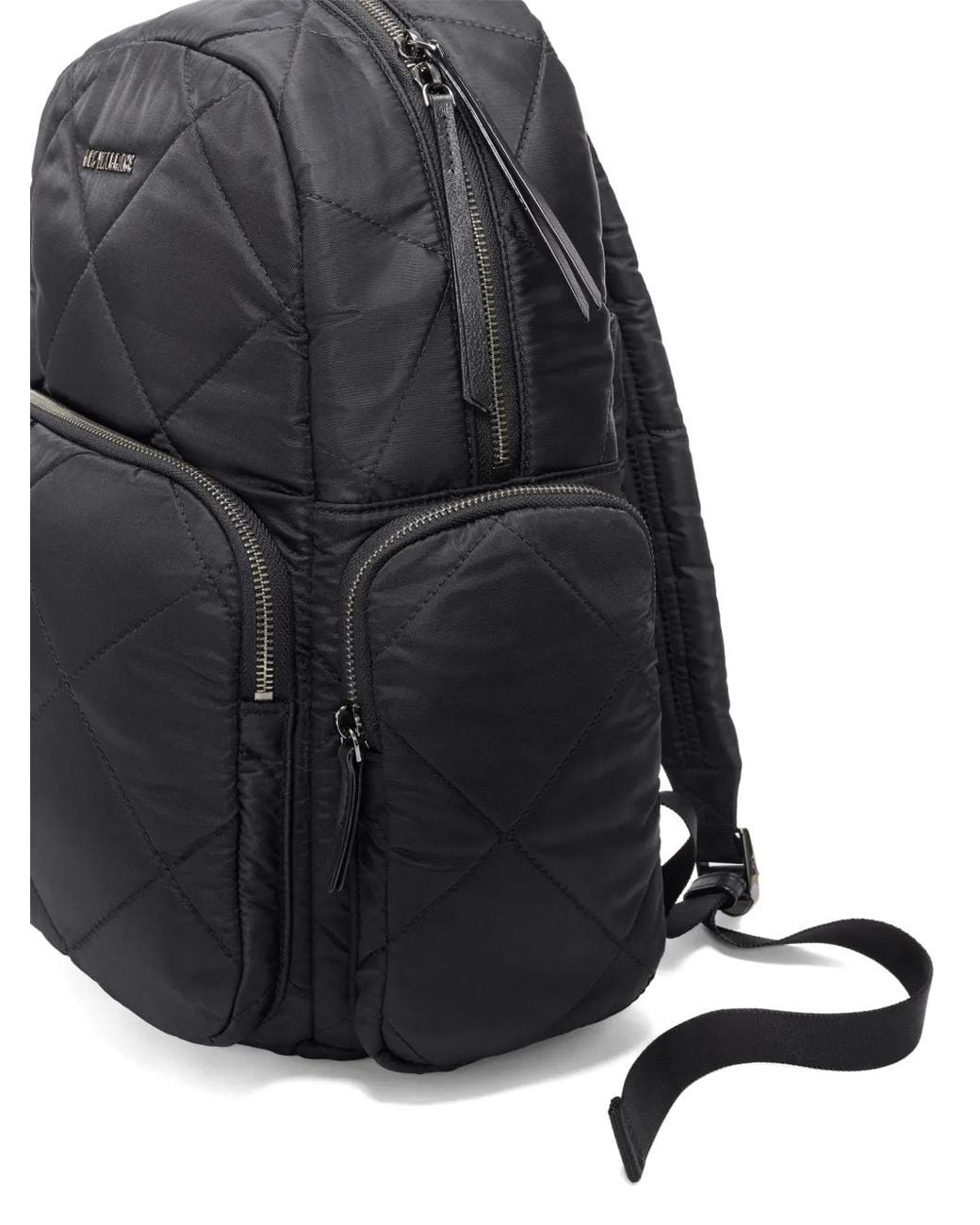 MZ Wallace Black Madison Quilted Backpack