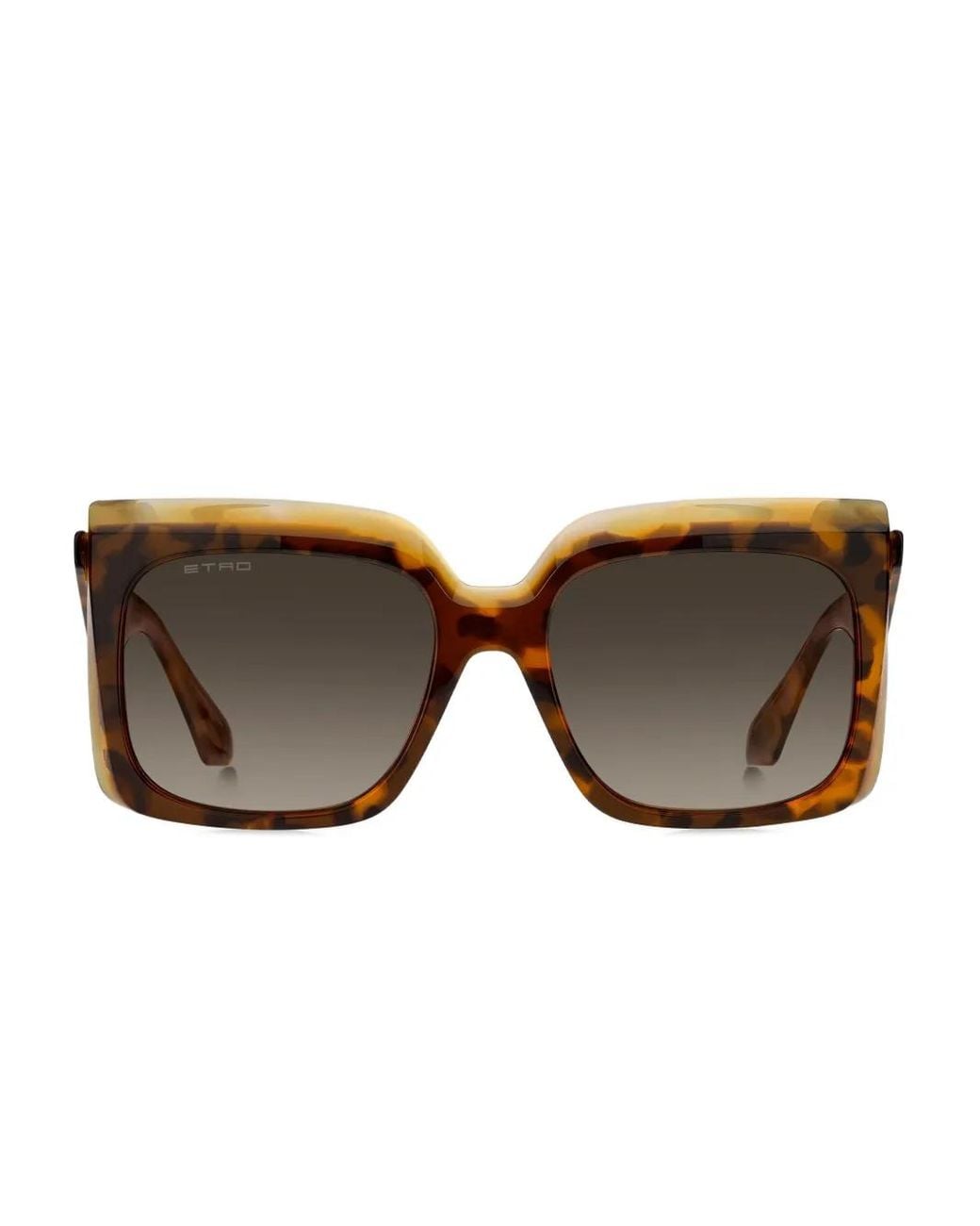 Etro Brown Tailoring Sunglasses