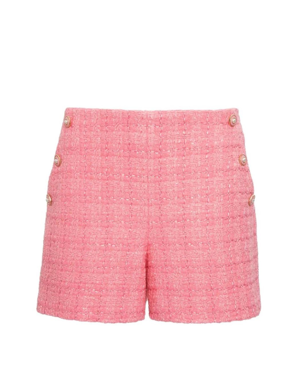 WEILL PARIS Pink Tweed Shorts