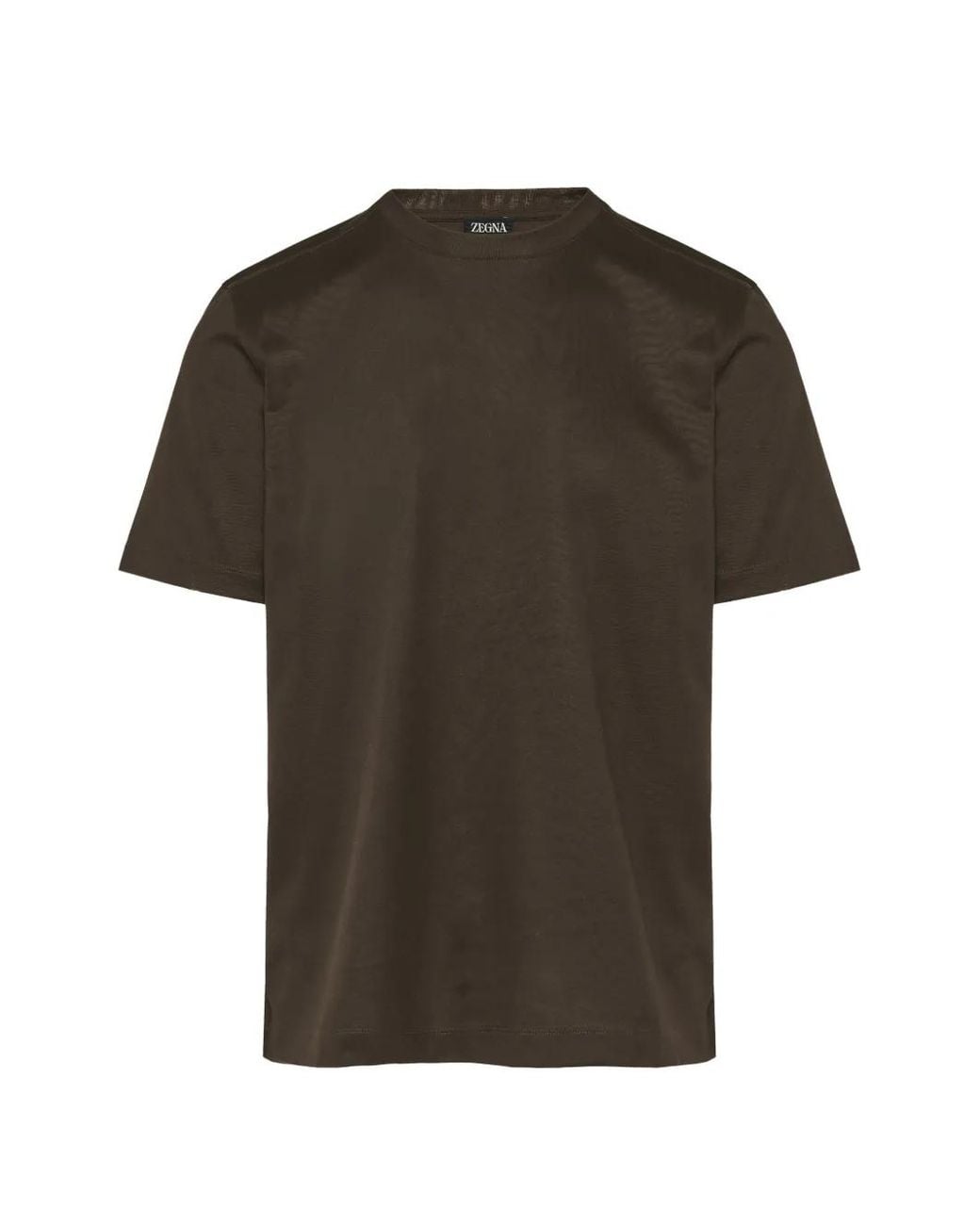 Zegna Green Short-Sleeve T-Shirt for men