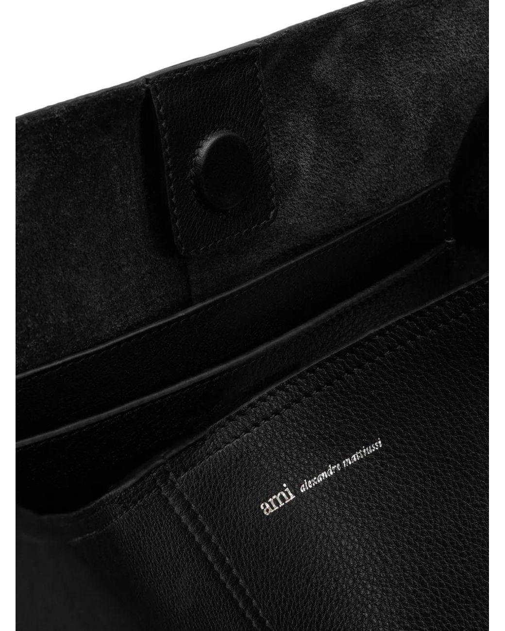 AMI Black Large Etienne Shoulder Bag