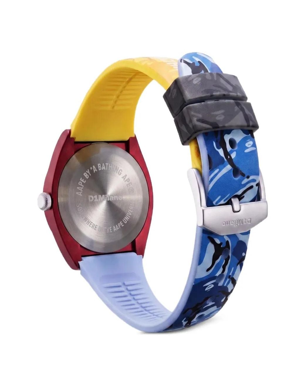 Aape By A Bathing Ape White Xd1 Canva 34Mm Watch