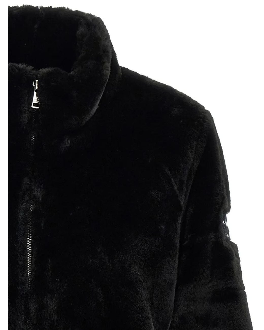 Tatras Black Astoni Faux-Fur Jacket for men