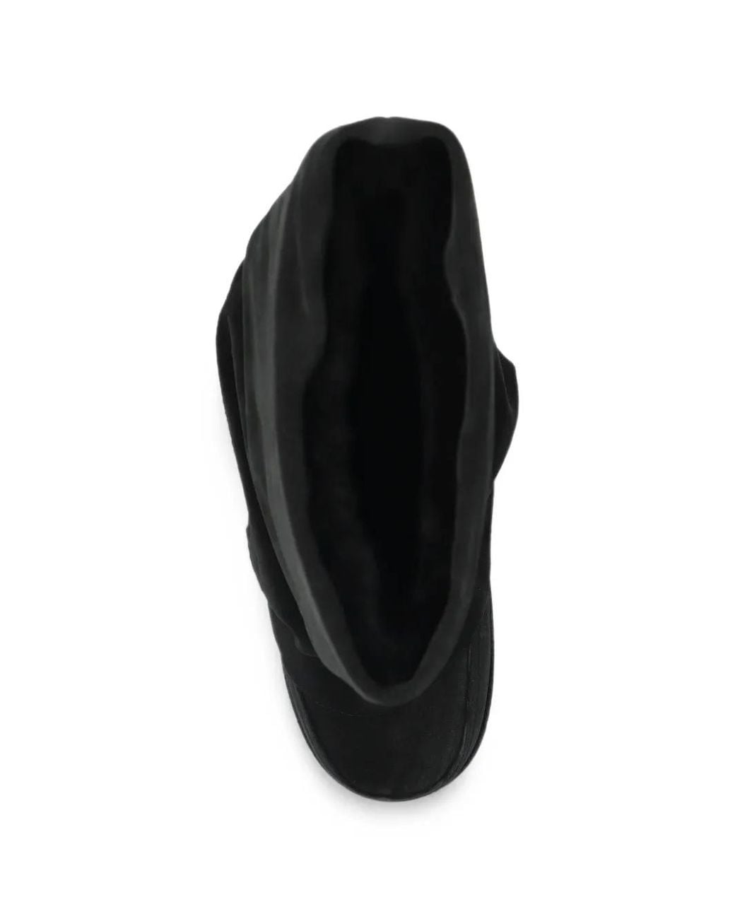 Inuikii Black X Jetset Drape High Mid-Calf Boots