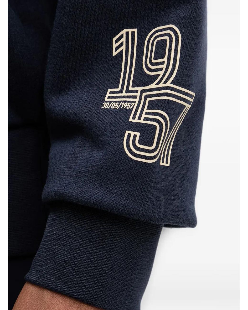 Adidas Blue Real Madrid Heritage Crew Sweatshirt for men
