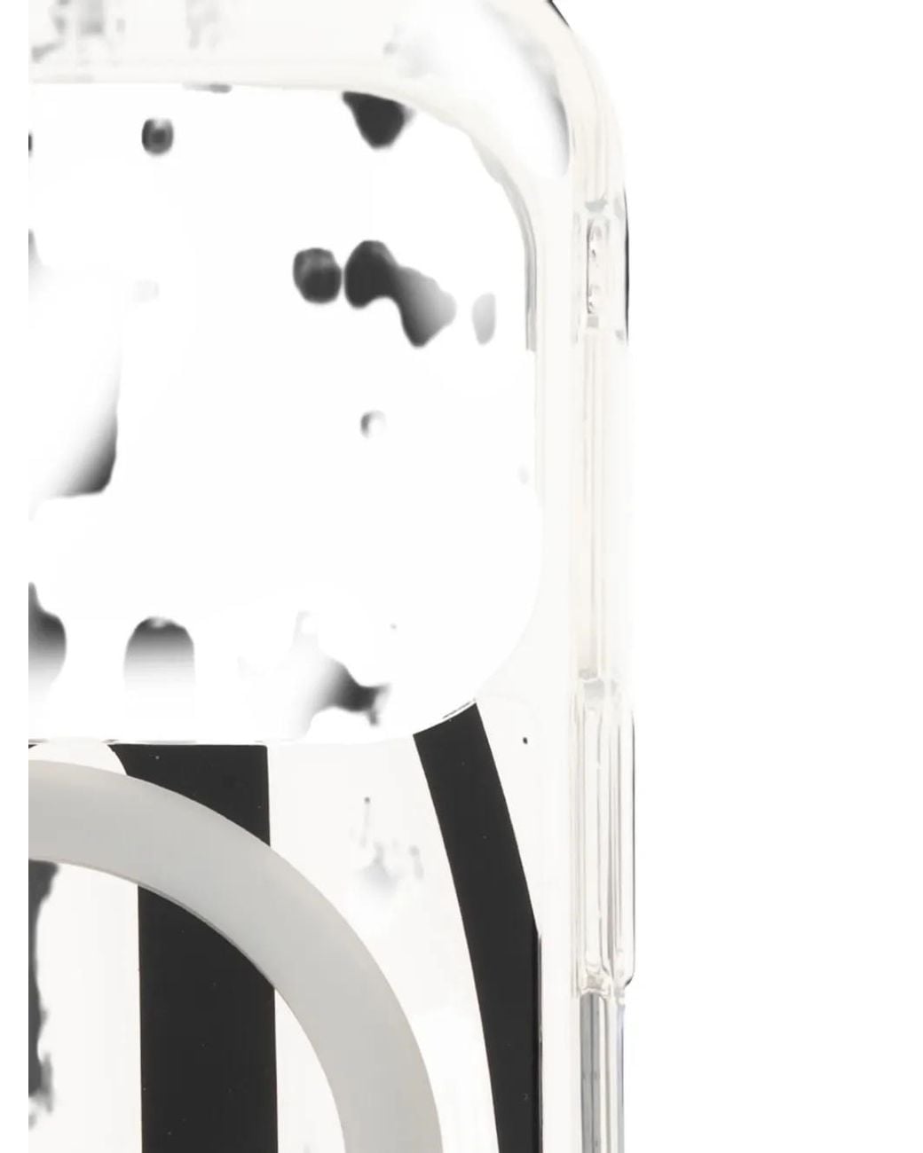 DIESEL White Oval D Metallic Case With Magsafe For Iphone 17 Pro