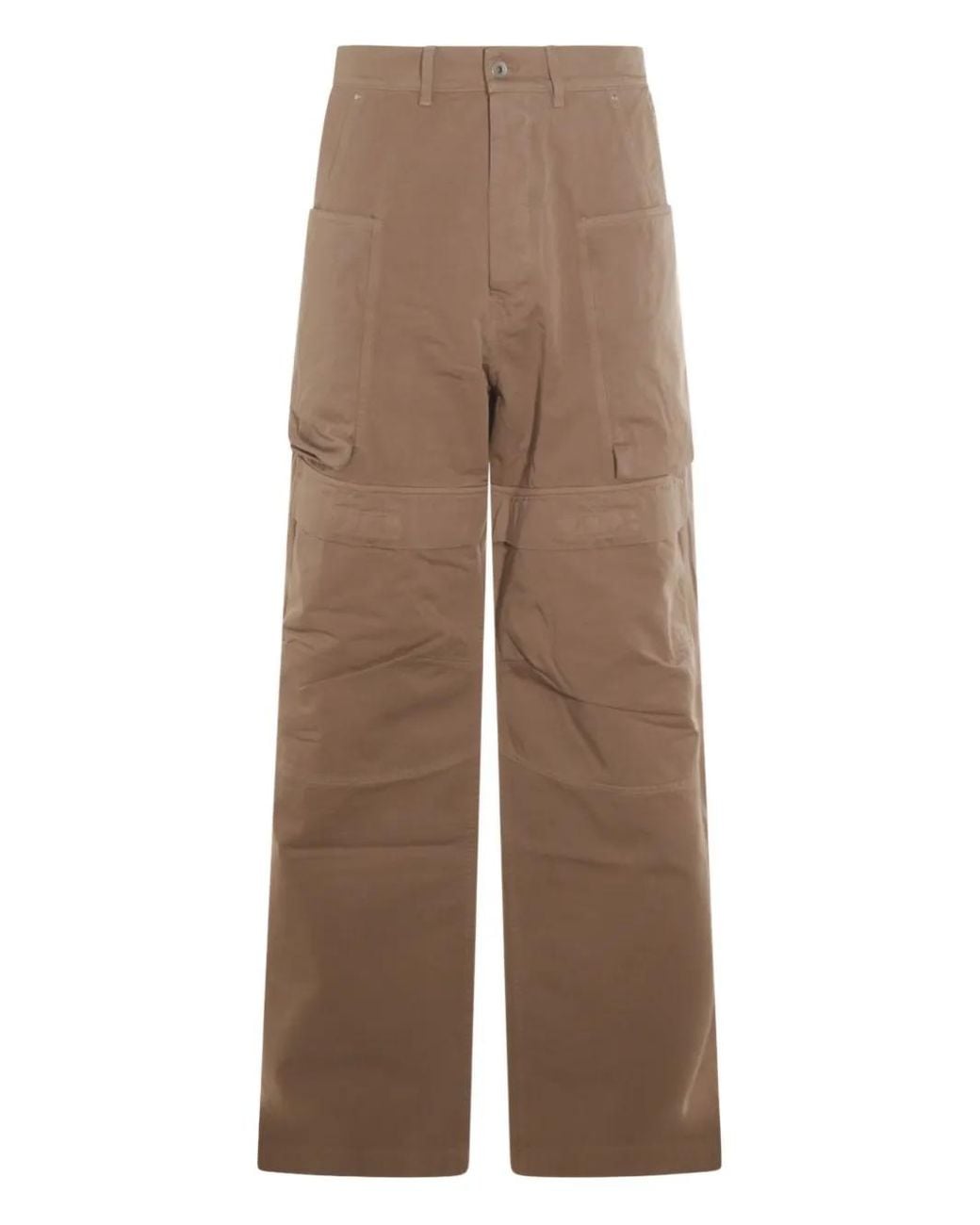Rick Owens Brown Wide-Leg Trousers for men