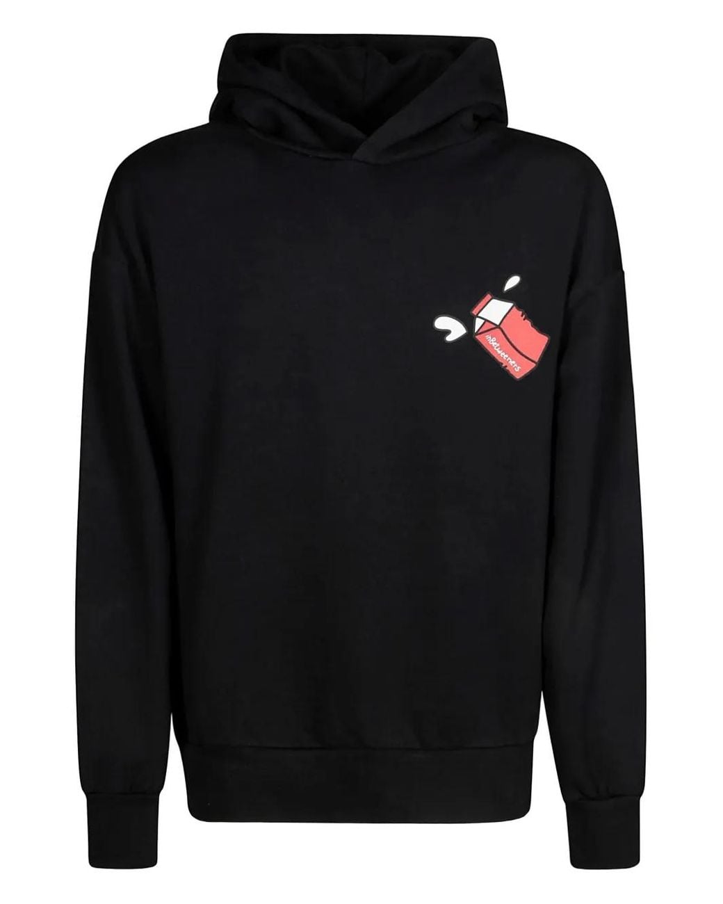 INBETWEENERS Black Cartoon-Print Cotton Hoodie