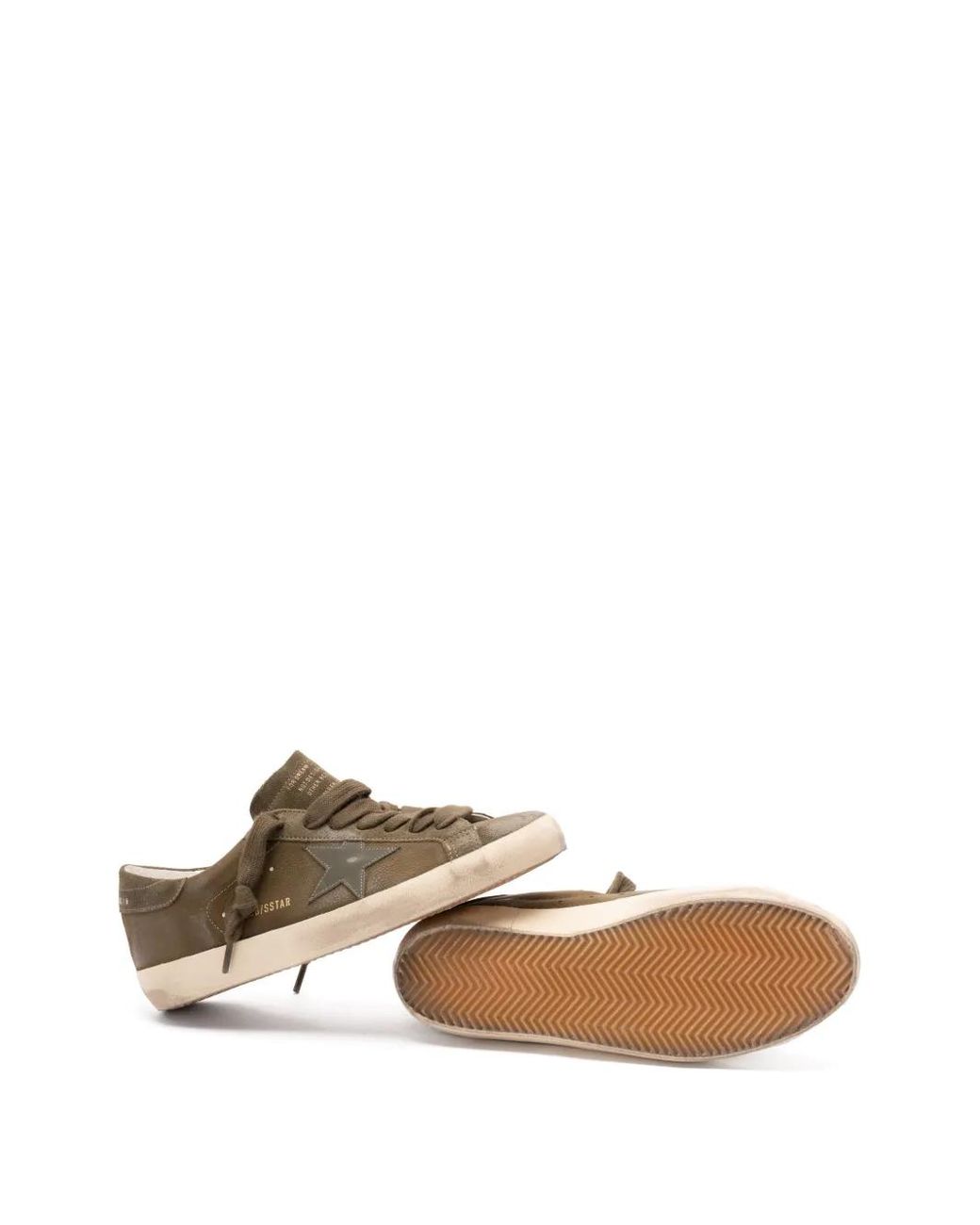 Golden Goose Deluxe Brand Brown Flat Shoes for men
