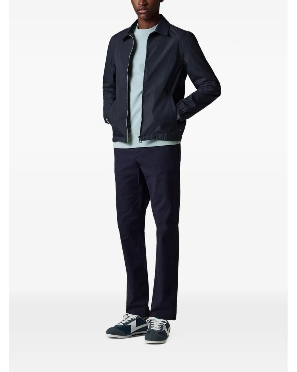 Paul Smith Black Cotton-Blend Zip Jacket for men
