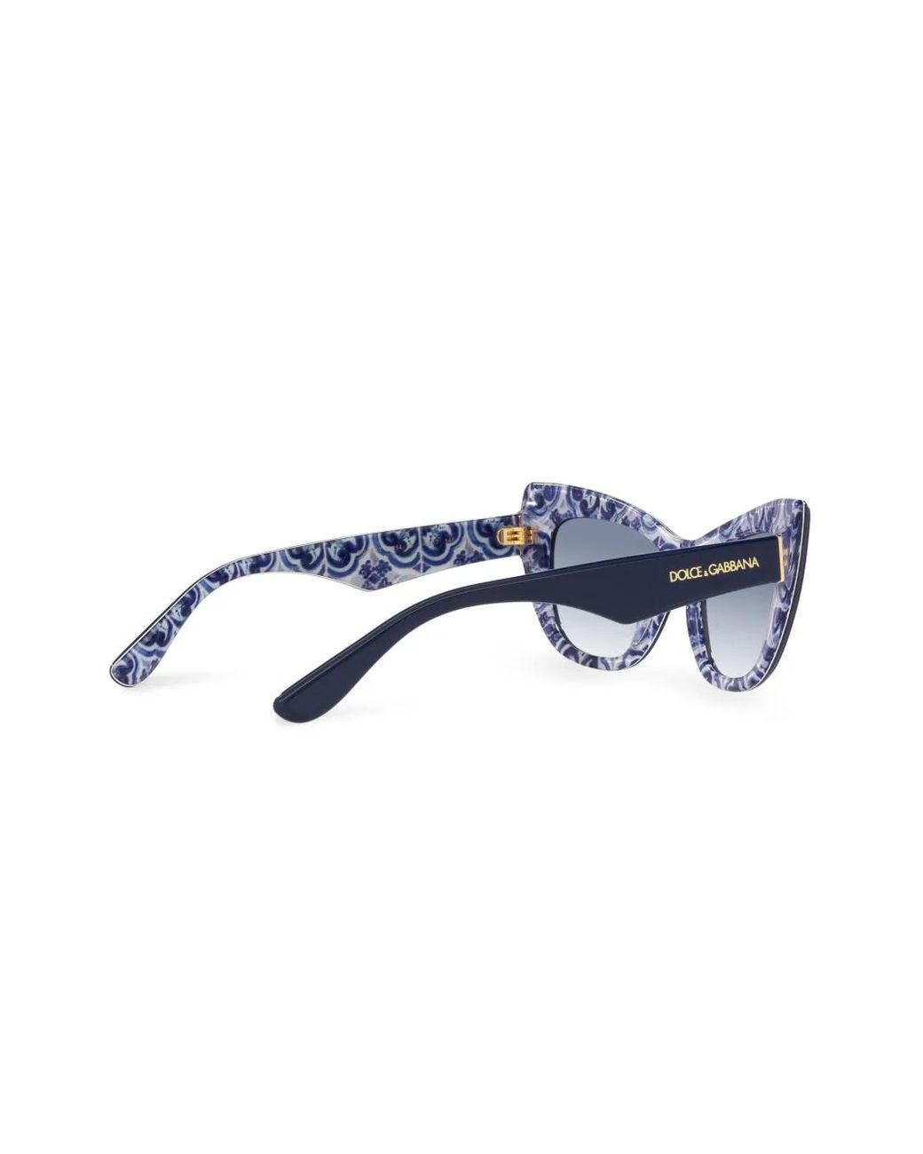 Dolce & Gabbana Blue Maiolica Sunglasses