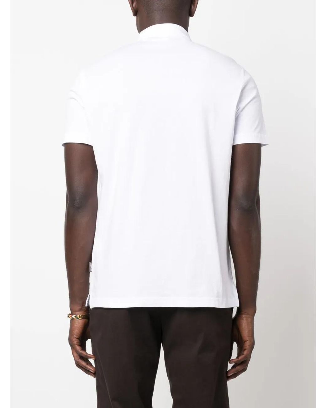 Aspesi White Chest Pocket Polo Shirt for men