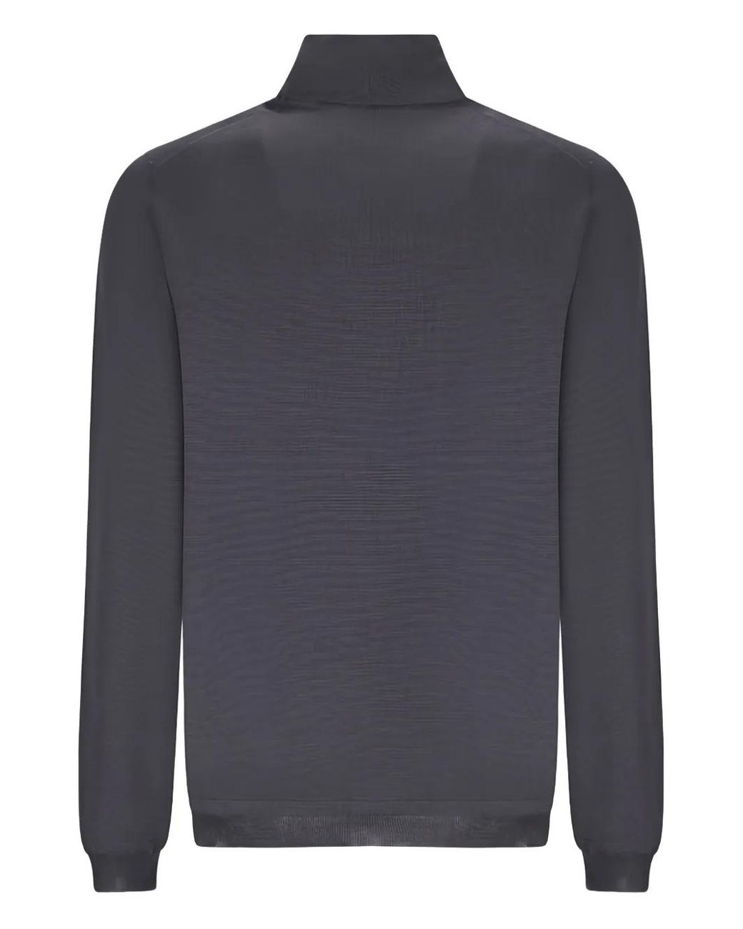 GOES BOTANICAL Blue Ribbed Sweater for men