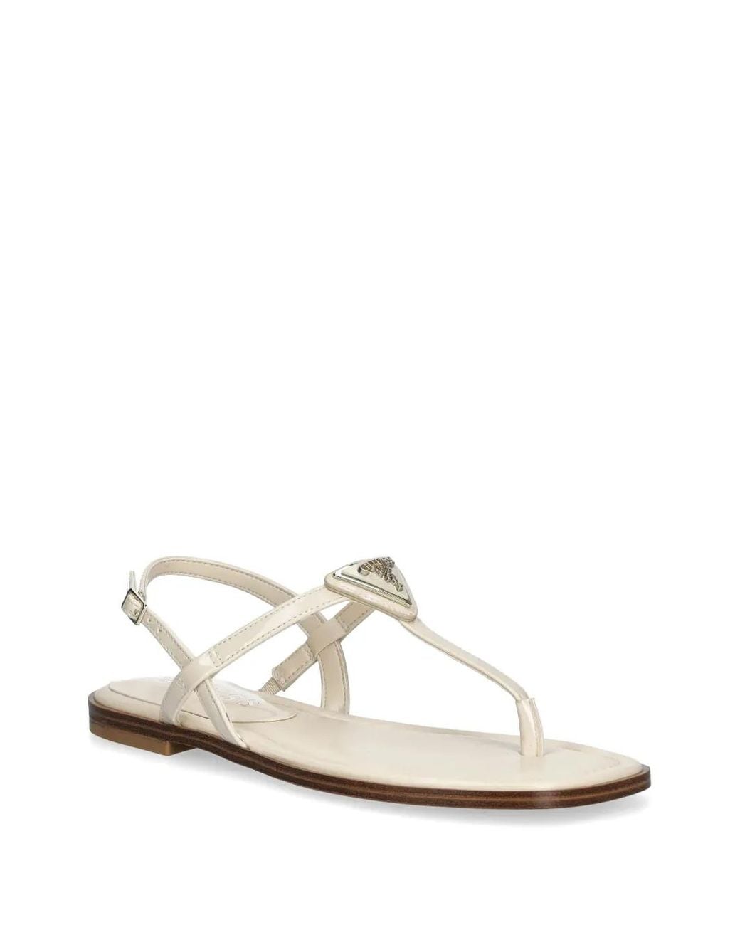 Guess White Rainey Sandals