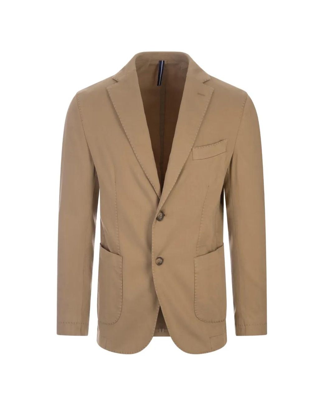 Blazer Oxford Con Botones RUSSO CAPRI de hombre de color Natural