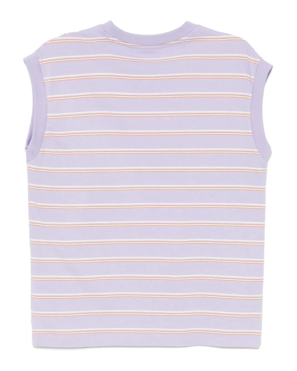 Chocoolate Purple Striped Tank Top