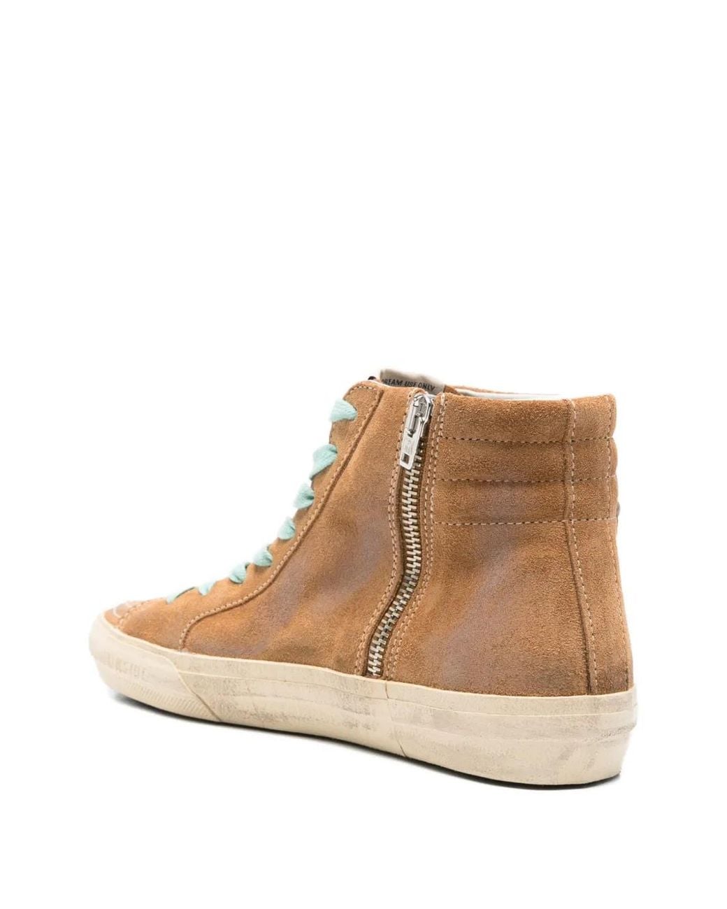 Golden Goose Deluxe Brand Natural Slide Studded Star Sneakers