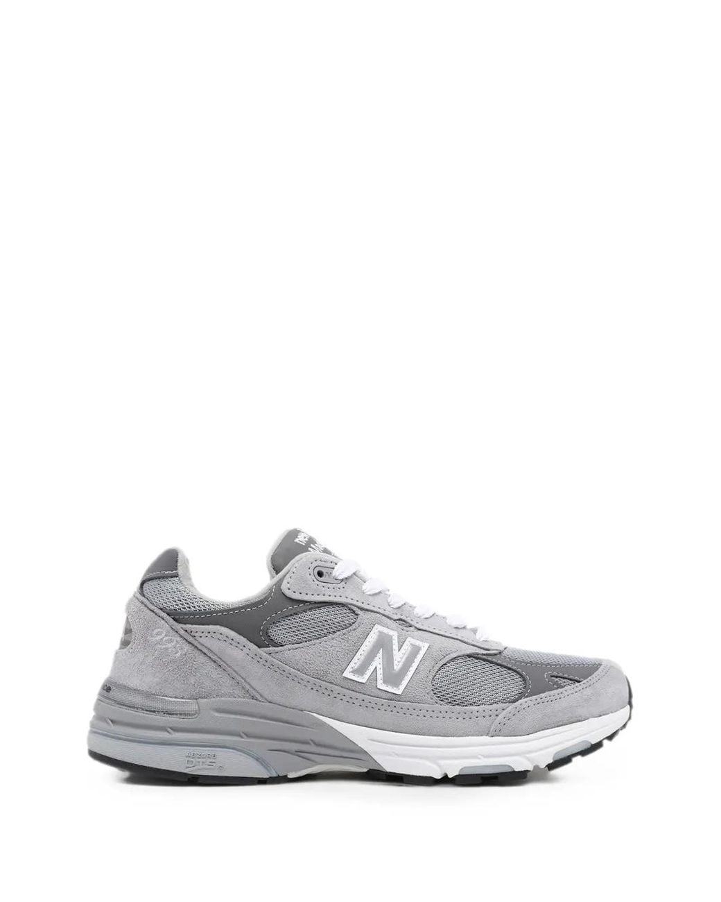 New Balance White 993 Panelled Sneakers
