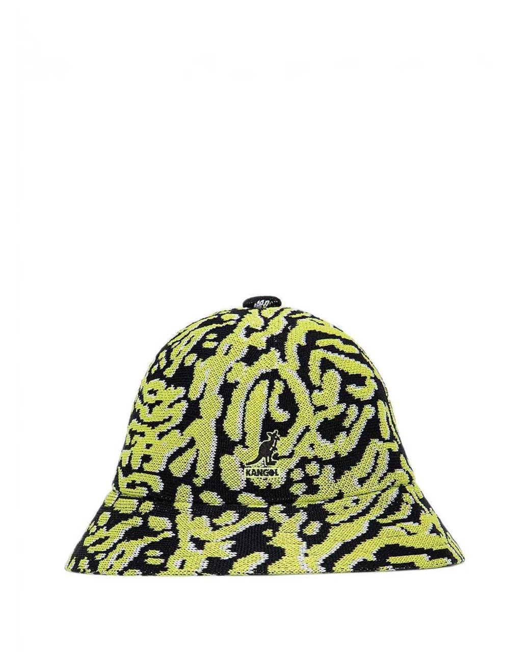 Kangol Green Patterned Bucket Hat