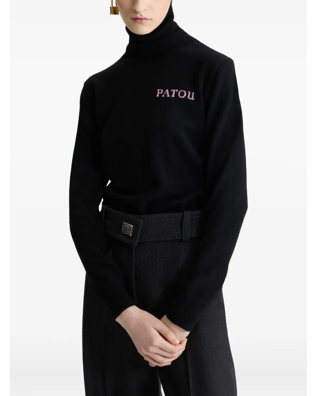 Patou Blue Virgin-Wool Trousers