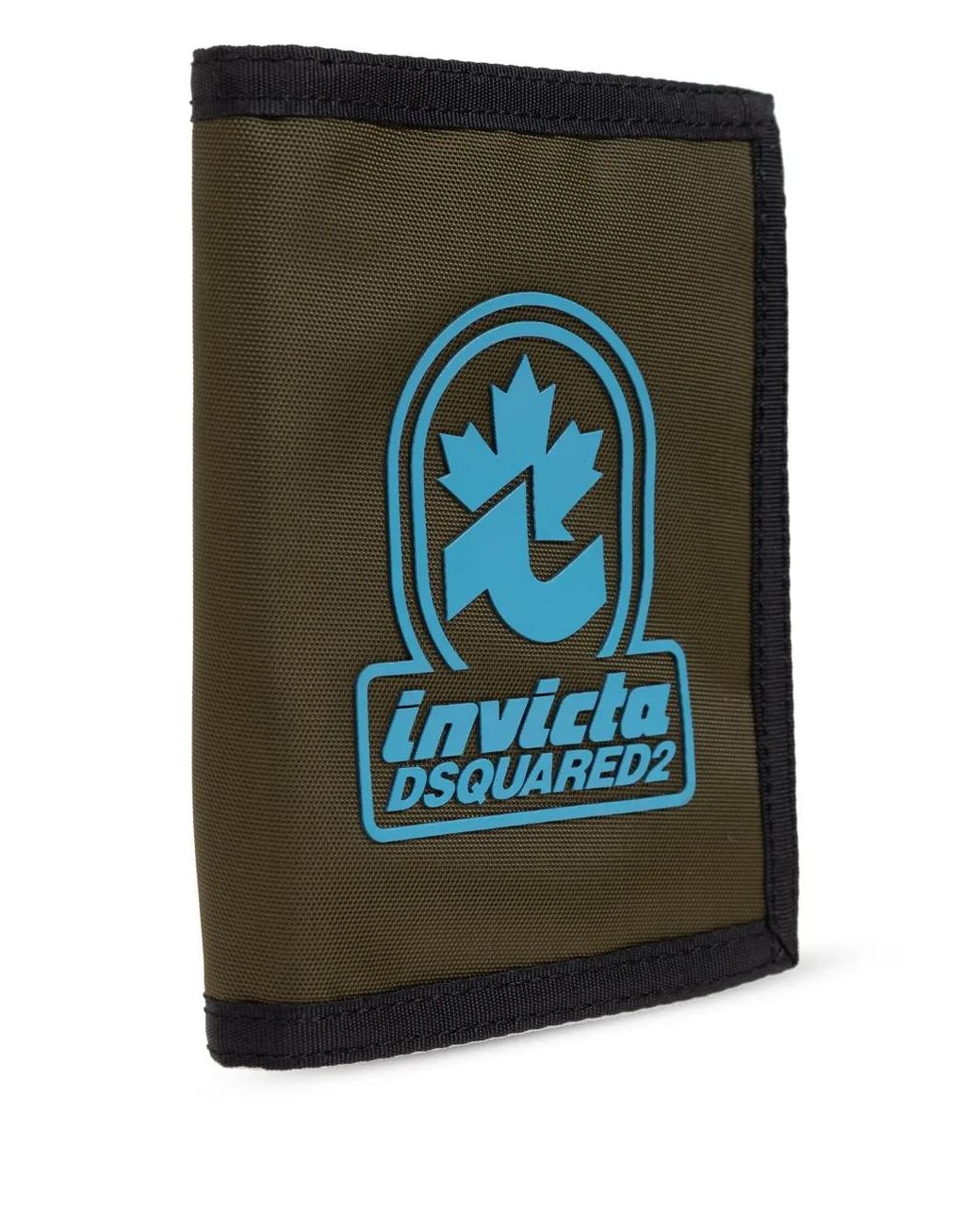DSquared² Green X Invicta Zip Wallet for men